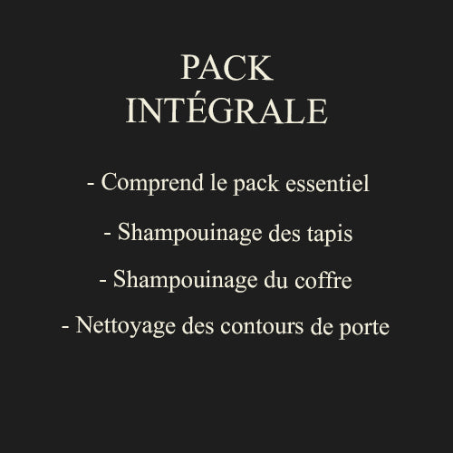 Pack intégrale (conseillé)